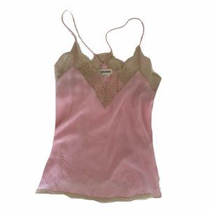 [SOLD] ZADIG AND VOLTAIRE PINK SILK CAMISOLE